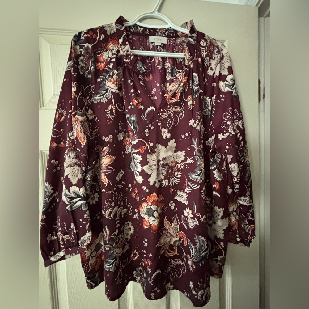 LOFT blouse, size XL